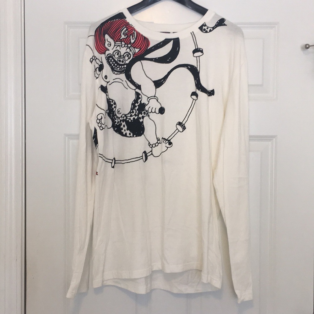 Asian Graphic Men’s Long Sleeve Shirt Size XL